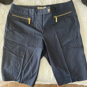 Navy Blue Dress Shorts